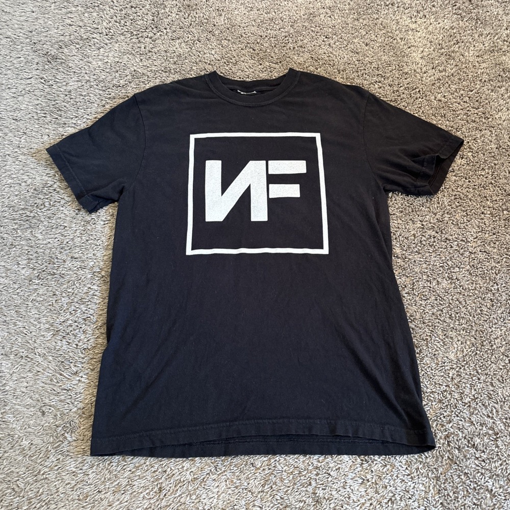 NF Black Concert T-Shirt Hope Tour Rap Hip Hop Music Fan Merch Size Medium M